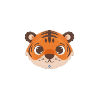 Tigerhuvud Folieballong