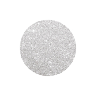 Glitter Glasunderlägg Silver