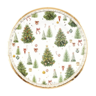 Julskog Papperstallrikar