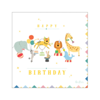 Happy Birthday Cirkus Servetter