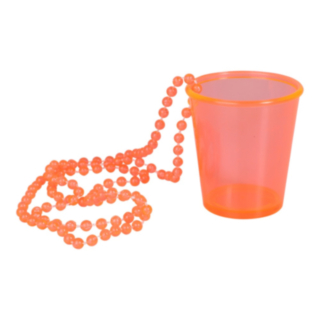 Shotglas Halsband Neonorange