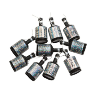 Party Poppers Silver