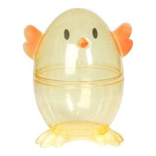 Kycklingformat Plastägg Transparent