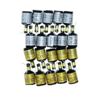 Party Poppers Svart/Guld