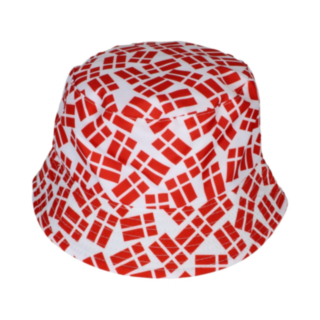 Danmark Bucket Hat Röd