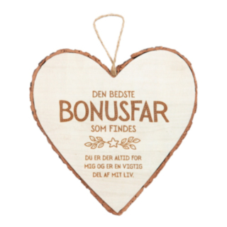 Den Bedste Bonusfar Trähjärta Beige