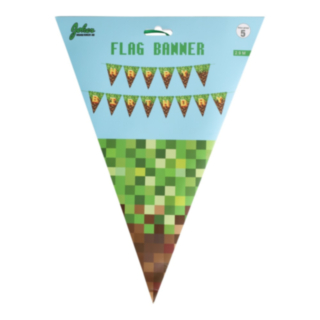 Minecraft® Vimpelgirlang Grön