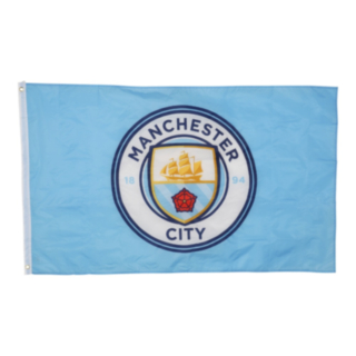 Manchester City® Flagga Ljusblå