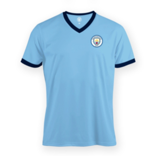 Manchester City® Fotbollströja Ljusblå
