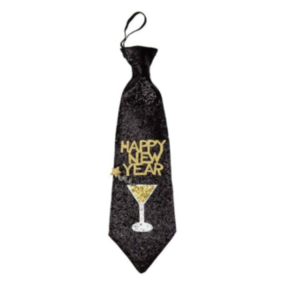 Happy New Year Slips Svart/Guld