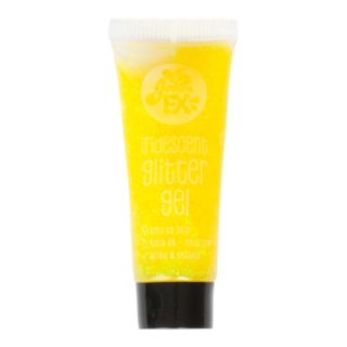 Iriserande Glittergel Gul