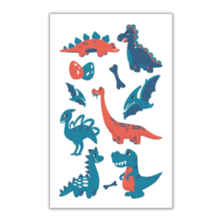 Dinosaurie Falska Tatueringar