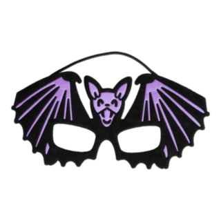 Fladdermus Ögonmask Svart/Lila
