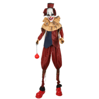 Animerad Clown Med Ljud/Ljus