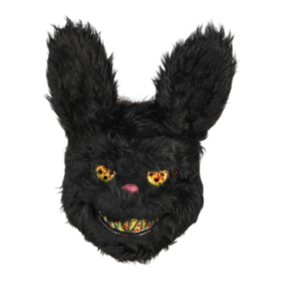 Otäck Kanin Mask Svart