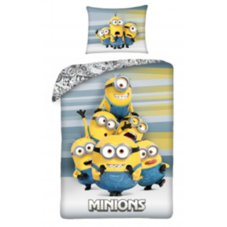 Minions® Bomull Sängkläder Ljusblå