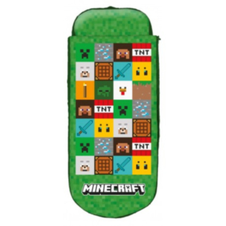Minecraft® Sovsäck Med Uppblåsbar Madrass