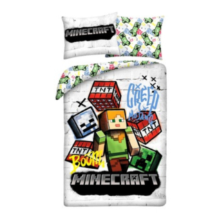 Minecraft® Graffiti Sängkläder