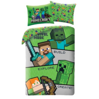Minecraft® Survival Mode Sängkläder