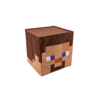 Minecraft® Steve Kubhuvudsmask