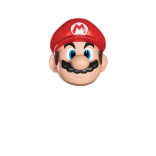 Super Mario® Mario-mask Vuxen