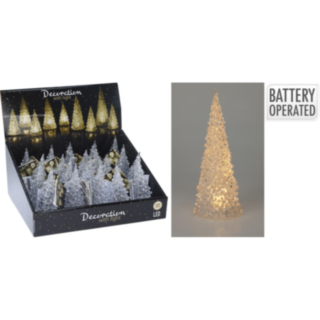 LED Julgran Transparent
