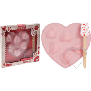Hjärtmotiv Baktillbehör Rosa