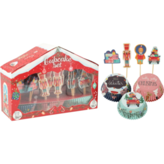 Julmotiv Cupecakeformar & Cocktailpinnar