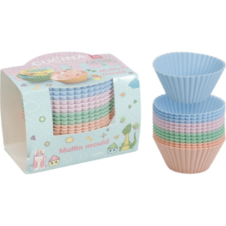 Cupcake Silikonformar Pastell