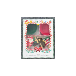 Holly Jolly Cupcake Set