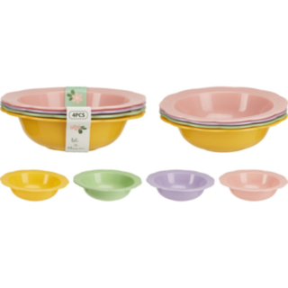 Plastskålar Pastell