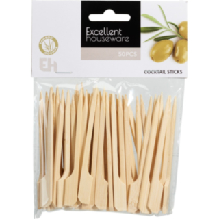 Cocktailpinnar Bambu Beige