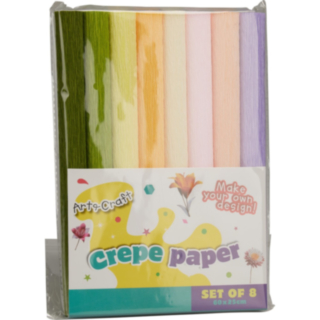 Crepepapper Pastell