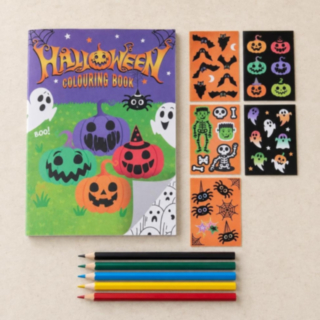 Halloween Farvelæg Selv Aktivitetssæt