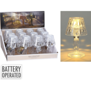 Transparent LED Bordslampa