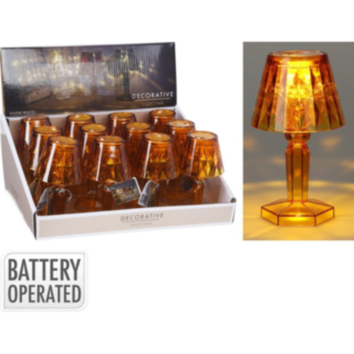 Orange LED Dekorationslampa