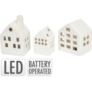 Keramikhus LED Vit