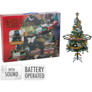 Julgranståg Med Ljus & Ljud