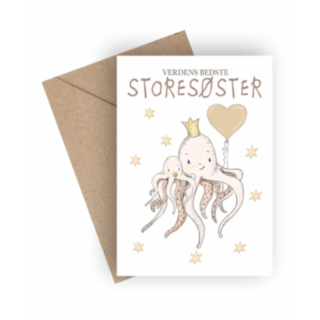 Världens bästa storasyster kort