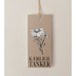Kärleksfulla tankar-hängetikett