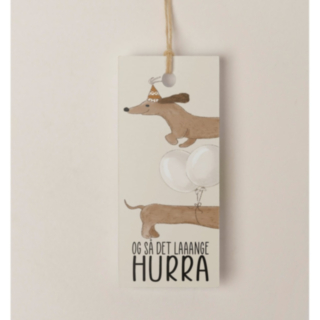 Hund Hurra-hängetikett