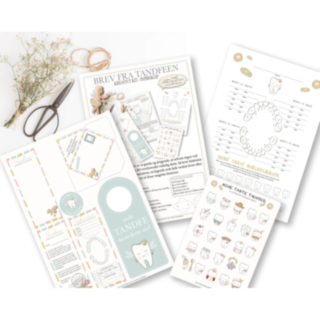 Tandfen DIY-paket Ljusblå