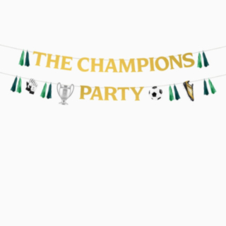 The Champions Party Fotboll Girlanger Grön/Guld