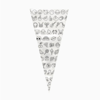 Emoji Strutpåsar Transparenta