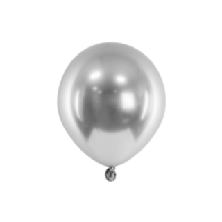 Små Ballonger Metallisk Silver