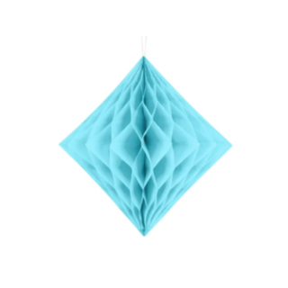 Diamant Honeycomb Ljusblå