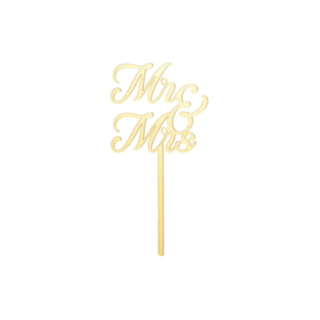 Mr & Mrs Tårttopp Guld