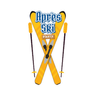 Afterski Skiddekoration