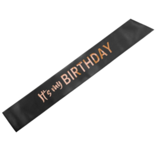It's My Birthday Skråbånd