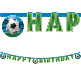 Fotboll Happy Birthday Pappersgirlang